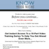 Know Your Niche Upgrade Package - Image 2